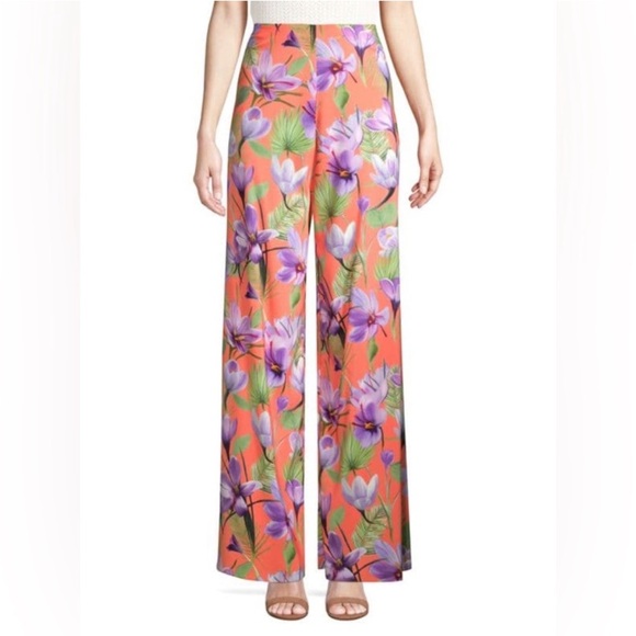 Alice + Olivia Pants - 🌺 Alice + Olivia Tropical Floral Wide-Leg Pants 🌺